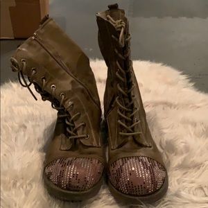 Combat boots!